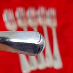 6X S & G Sheffield England Pastry Forks 6” EPNS A1 Silver Plated